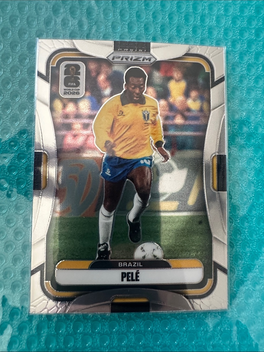Panini Prizm Pele Brazil Soccer Card - Yellow Jersey